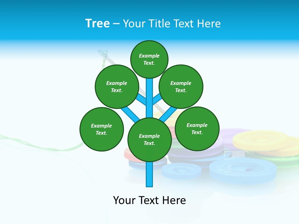Notions Buttons Group PowerPoint Template