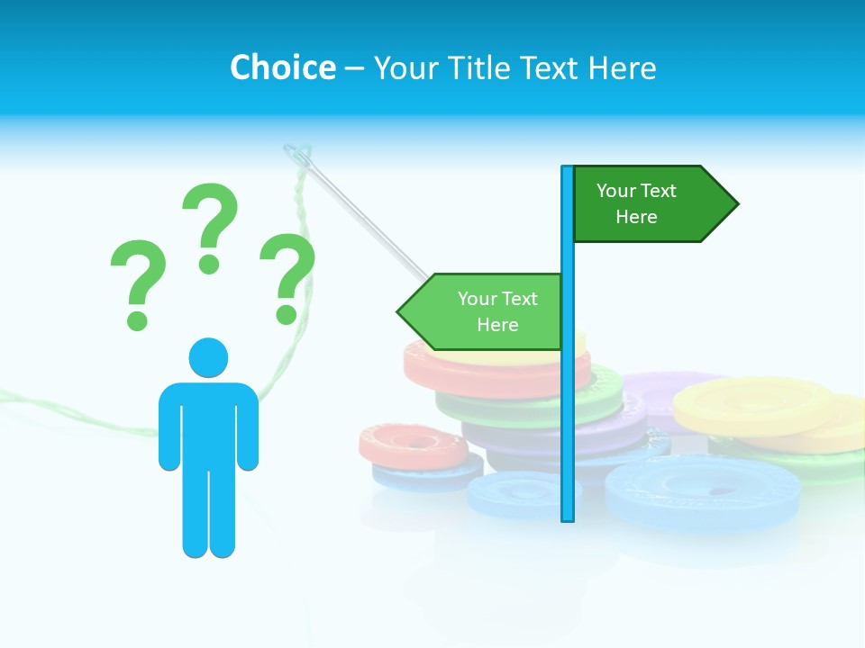 Notions Buttons Group PowerPoint Template