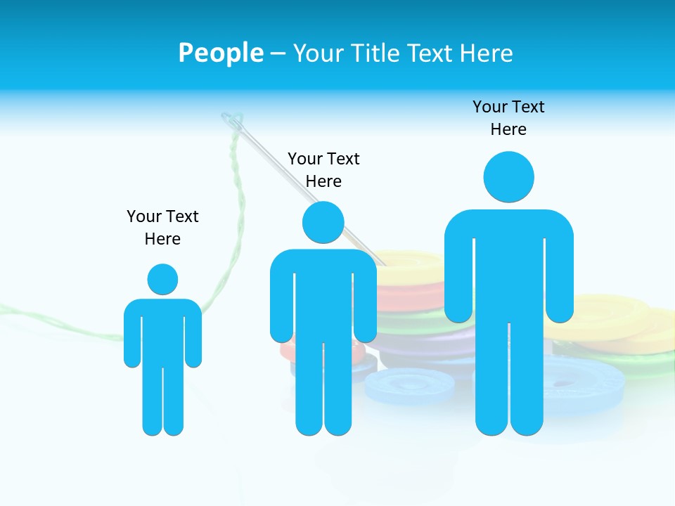 Notions Buttons Group PowerPoint Template