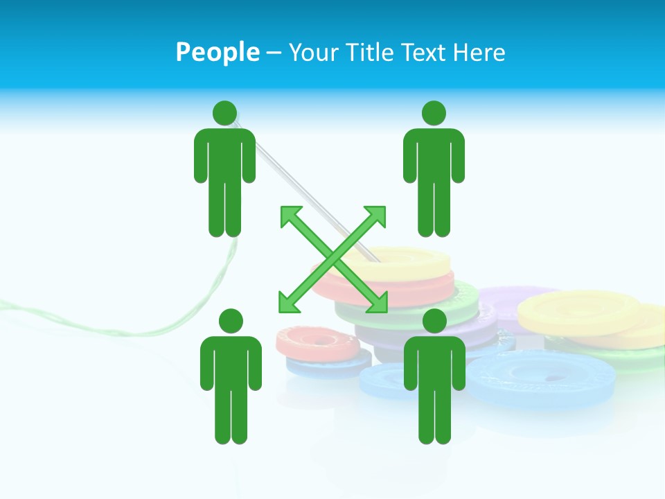 Notions Buttons Group PowerPoint Template