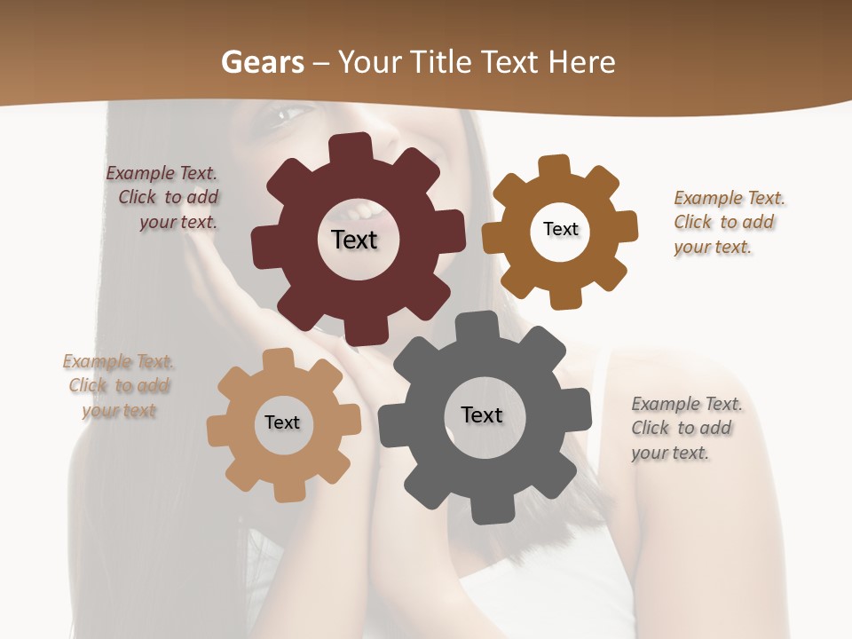 Happiness Hands Cosmetics PowerPoint Template