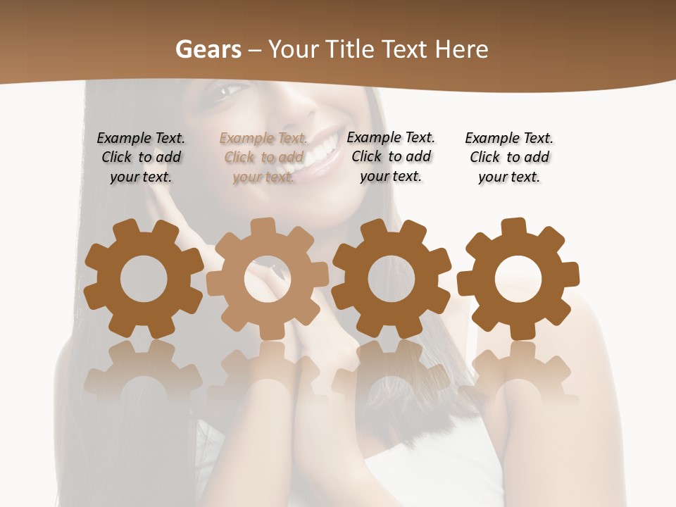 Happiness Hands Cosmetics PowerPoint Template