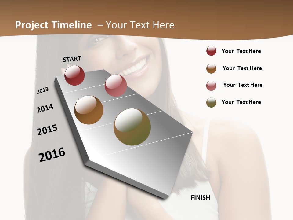Happiness Hands Cosmetics PowerPoint Template