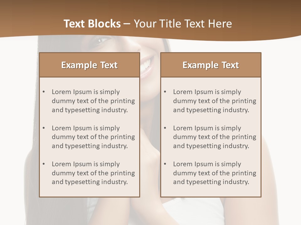 Happiness Hands Cosmetics PowerPoint Template