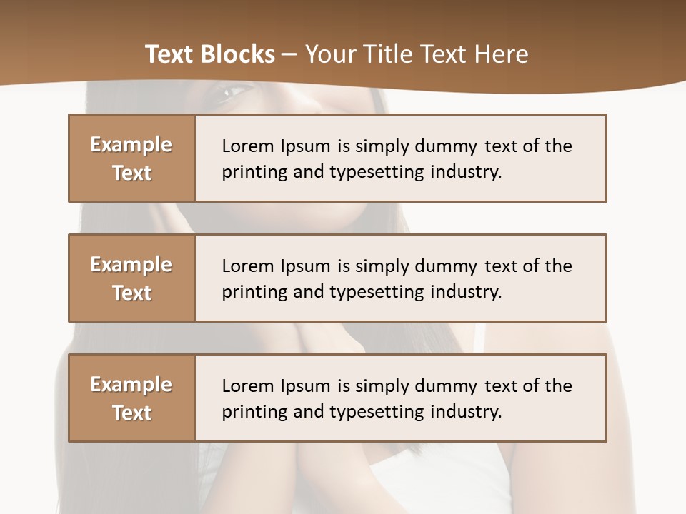Happiness Hands Cosmetics PowerPoint Template