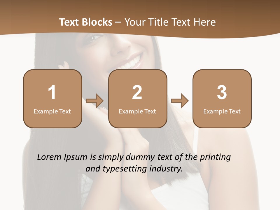 Happiness Hands Cosmetics PowerPoint Template
