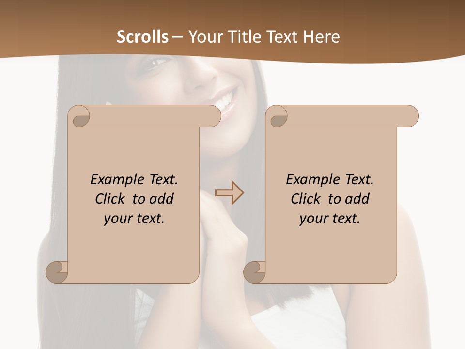 Happiness Hands Cosmetics PowerPoint Template