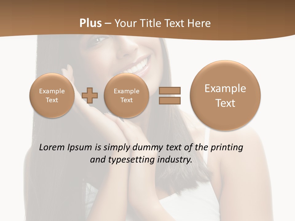 Happiness Hands Cosmetics PowerPoint Template