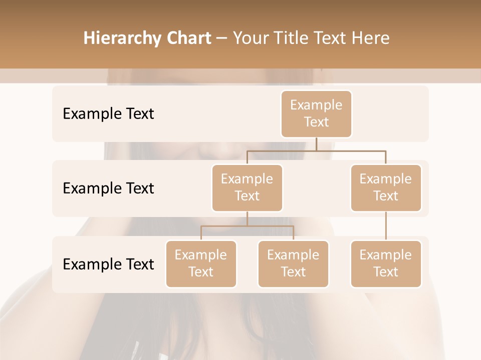 Beauty Looking At Camera Makeup PowerPoint Template