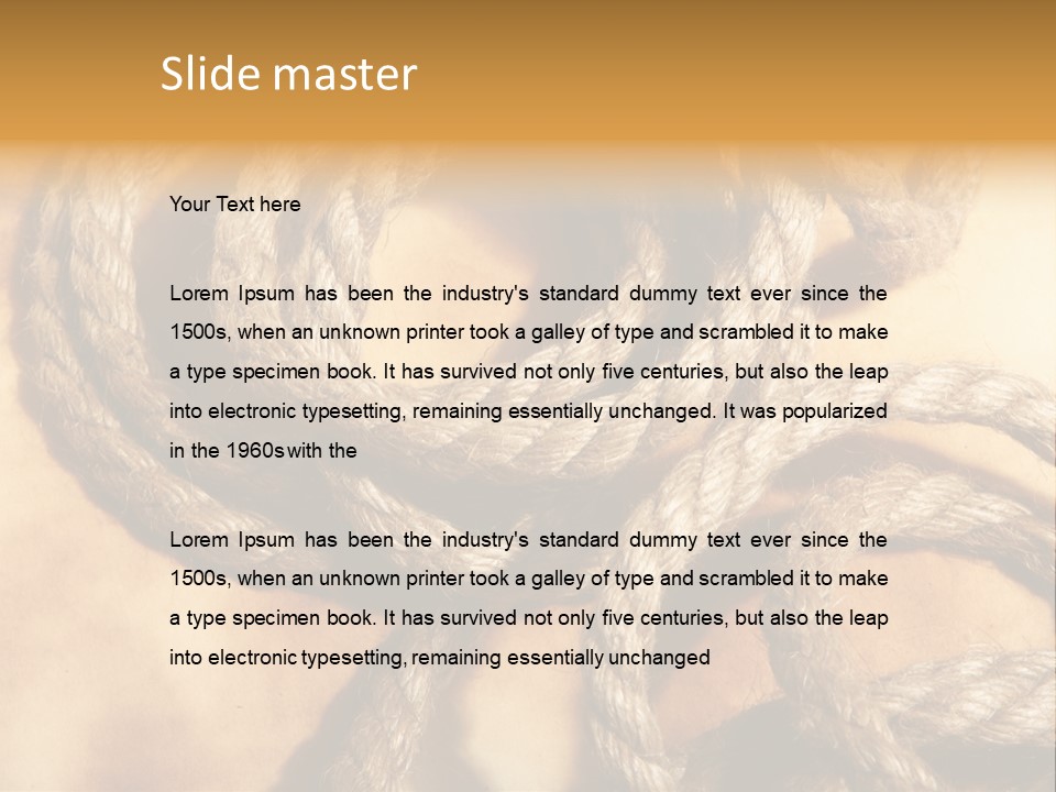 Spiral Retro Marine PowerPoint Template