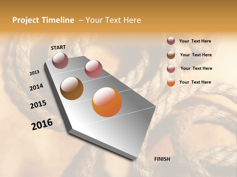 Spiral Retro Marine PowerPoint Template