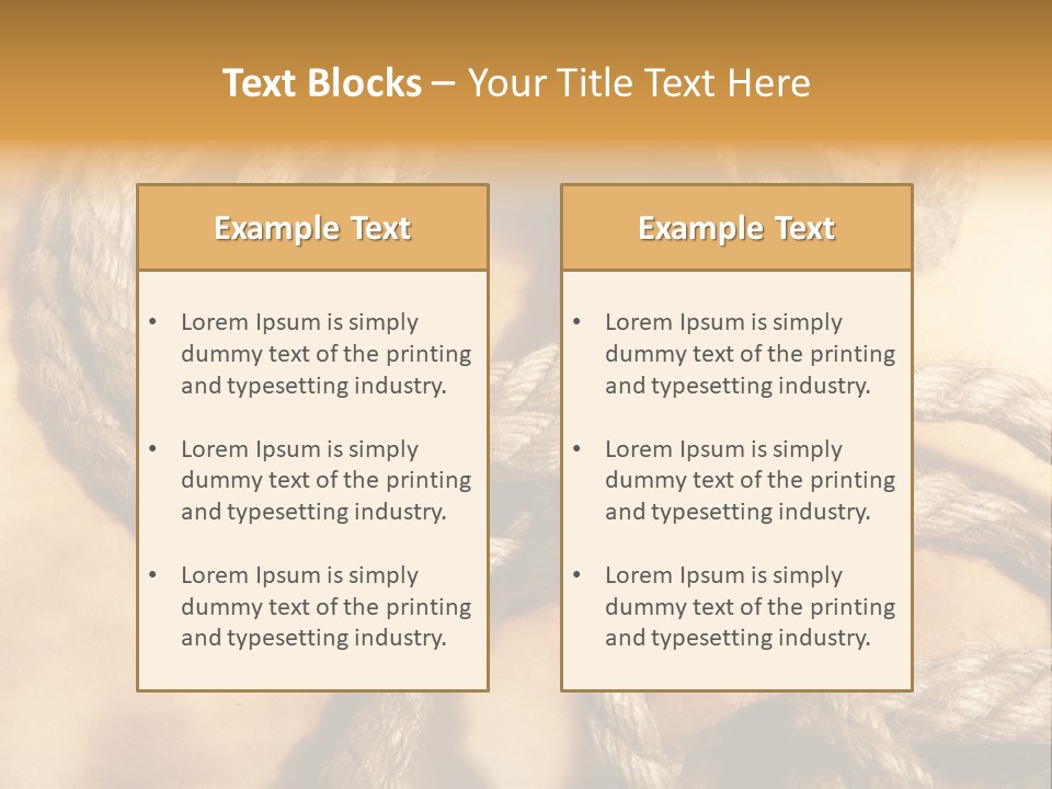 Spiral Retro Marine PowerPoint Template