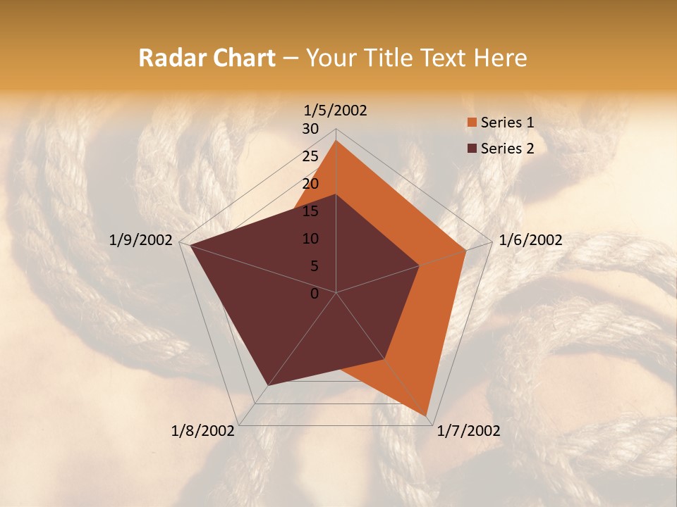 Spiral Retro Marine PowerPoint Template
