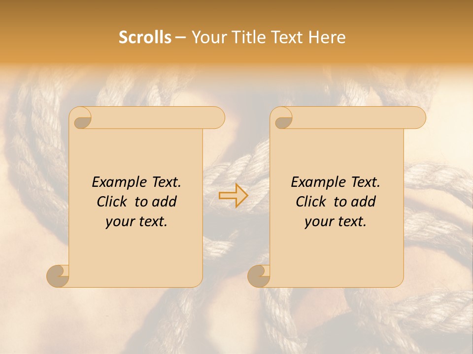Spiral Retro Marine PowerPoint Template