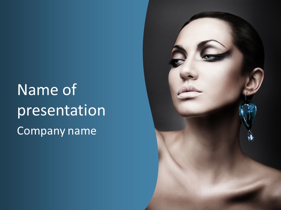 Attractive Seductive Fashion PowerPoint Template