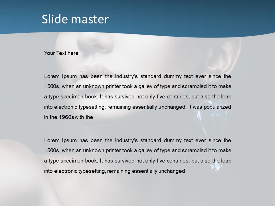 Attractive Seductive Fashion PowerPoint Template