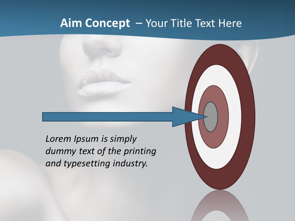 Attractive Seductive Fashion PowerPoint Template