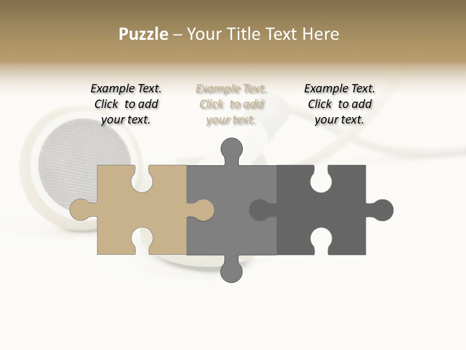 Black Mobile Personal Accessory PowerPoint Template