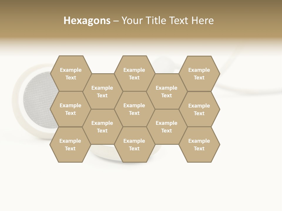 Black Mobile Personal Accessory PowerPoint Template