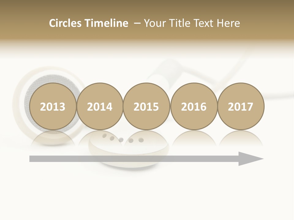 Black Mobile Personal Accessory PowerPoint Template
