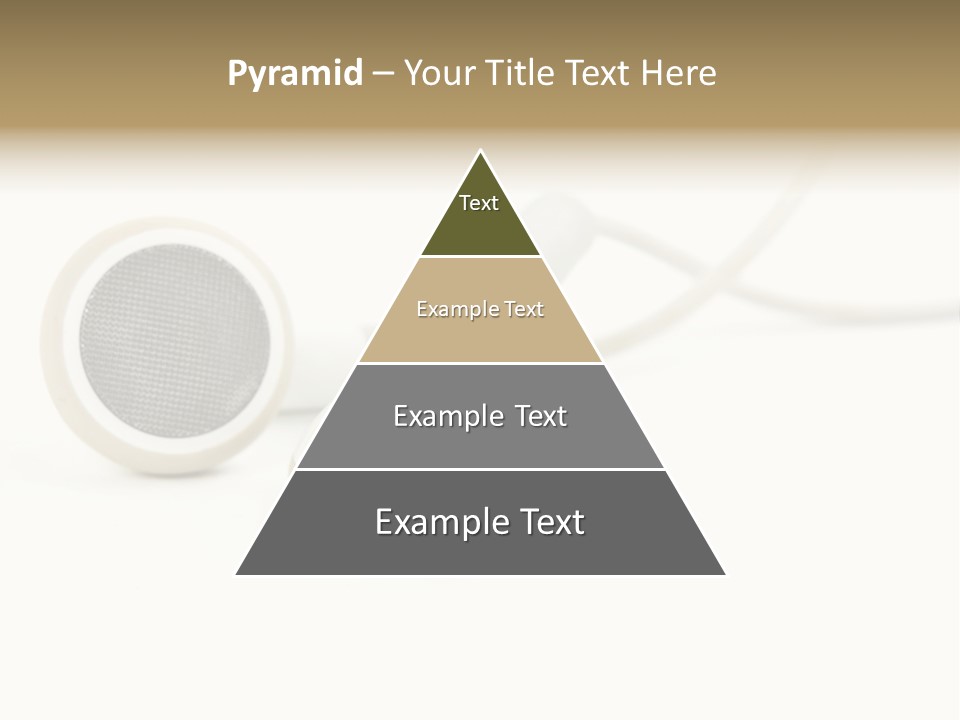 Black Mobile Personal Accessory PowerPoint Template