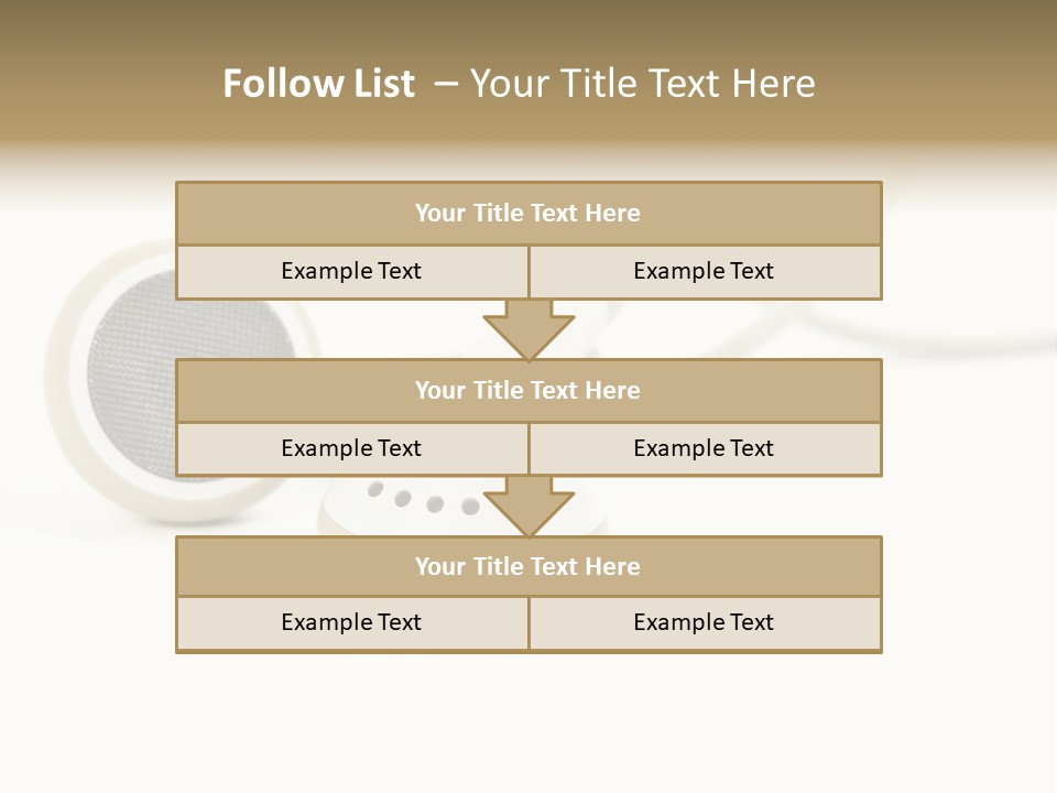 Black Mobile Personal Accessory PowerPoint Template