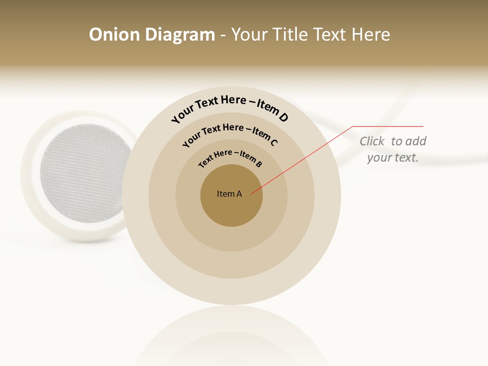 Black Mobile Personal Accessory PowerPoint Template