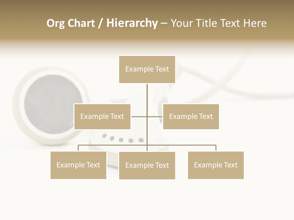 Black Mobile Personal Accessory PowerPoint Template
