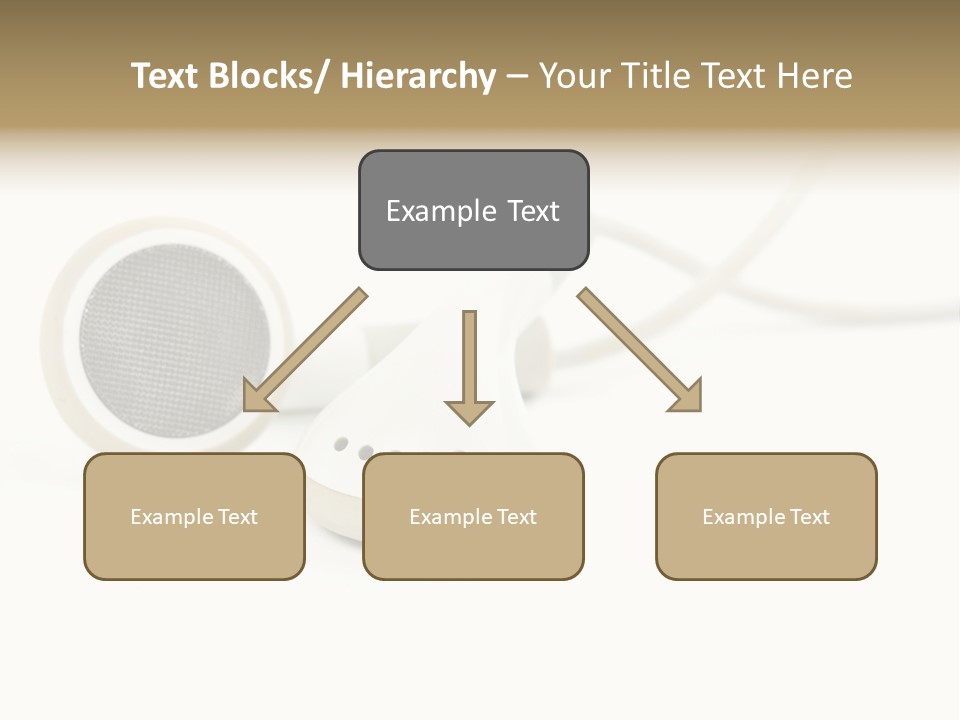 Black Mobile Personal Accessory PowerPoint Template