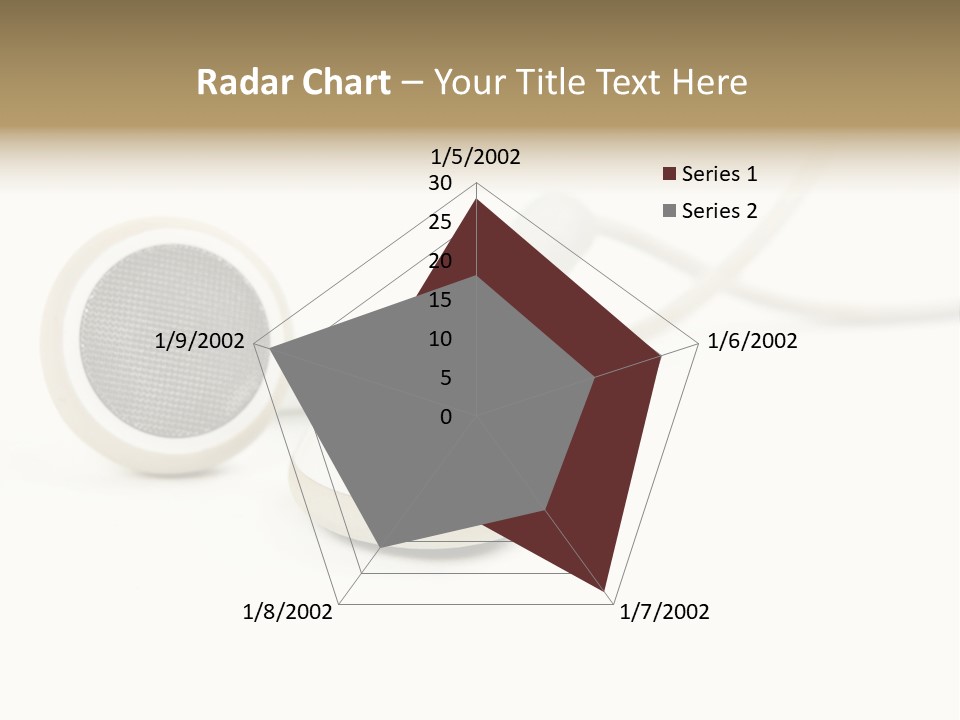 Black Mobile Personal Accessory PowerPoint Template