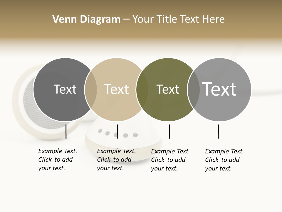 Black Mobile Personal Accessory PowerPoint Template