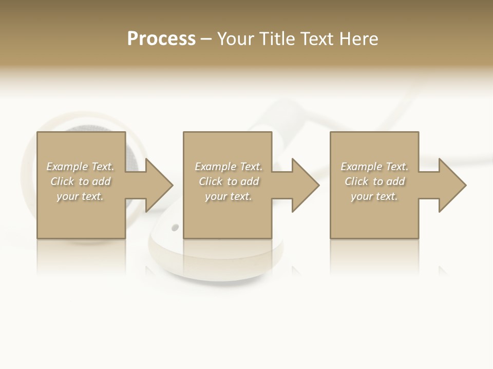 Black Mobile Personal Accessory PowerPoint Template