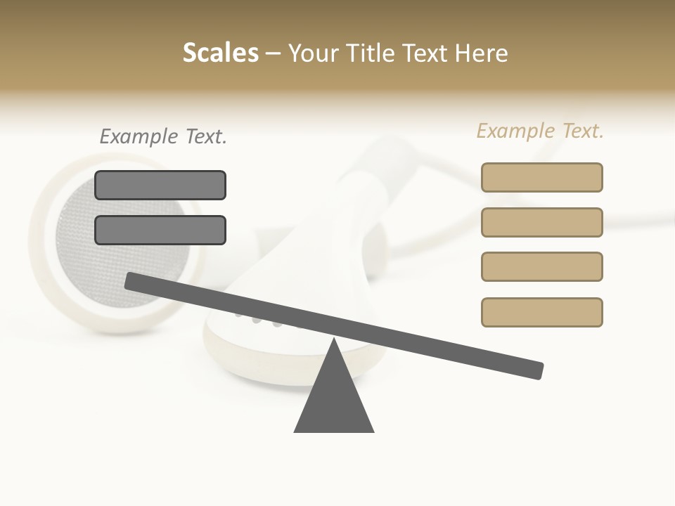 Black Mobile Personal Accessory PowerPoint Template