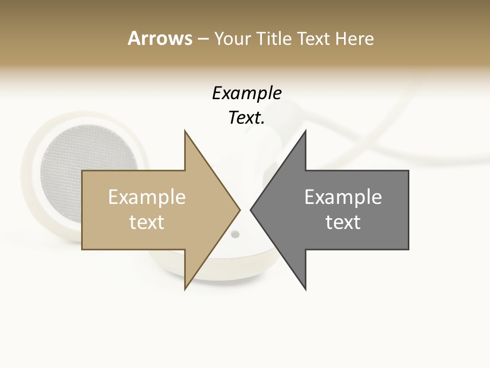 Black Mobile Personal Accessory PowerPoint Template