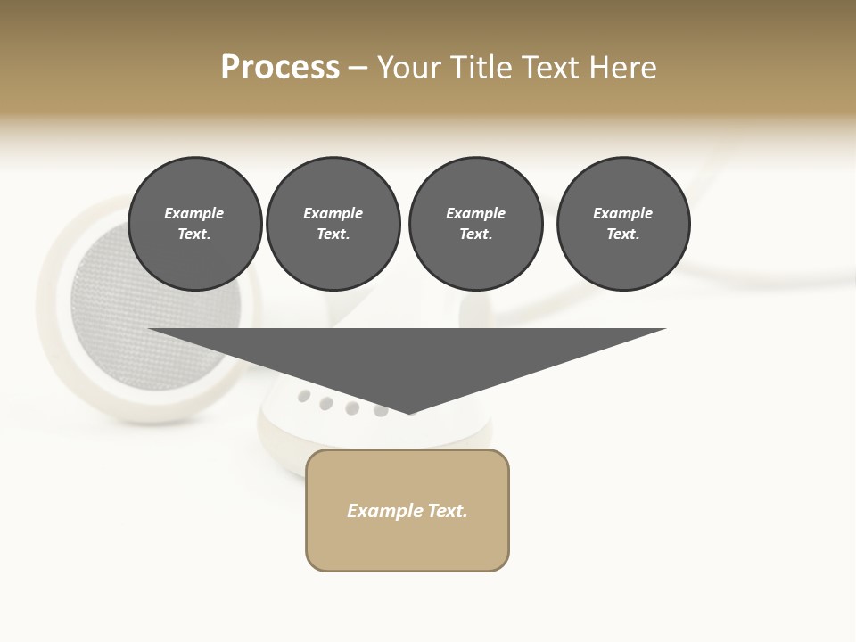 Black Mobile Personal Accessory PowerPoint Template
