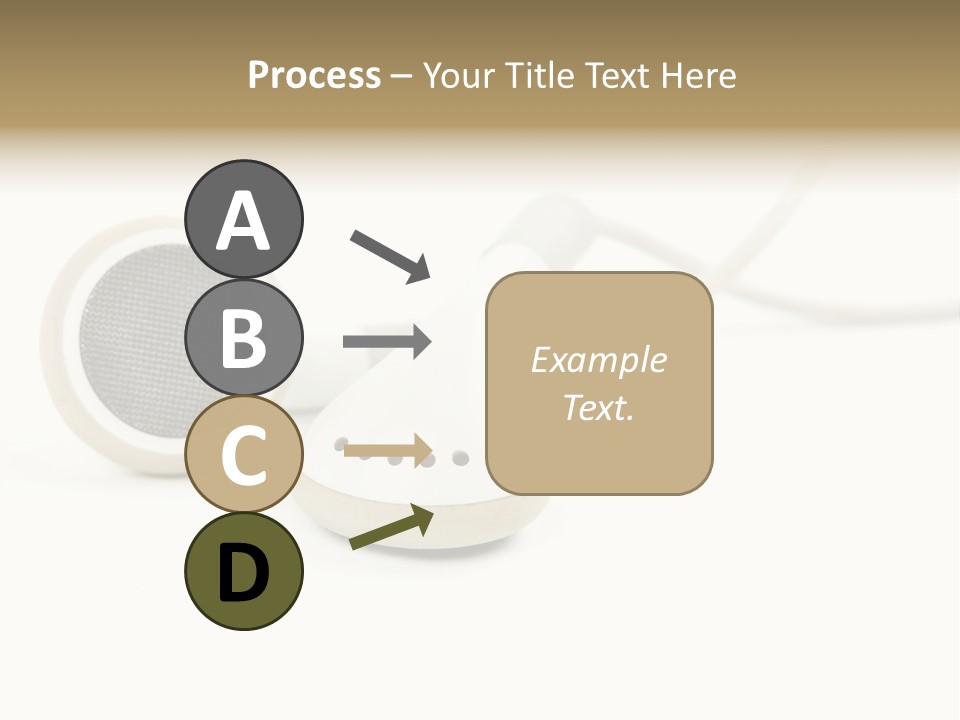 Black Mobile Personal Accessory PowerPoint Template