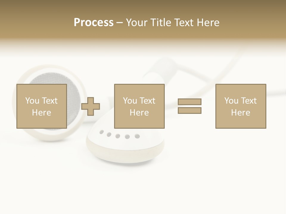 Black Mobile Personal Accessory PowerPoint Template