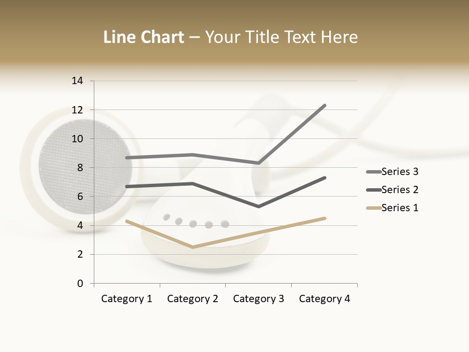 Black Mobile Personal Accessory PowerPoint Template