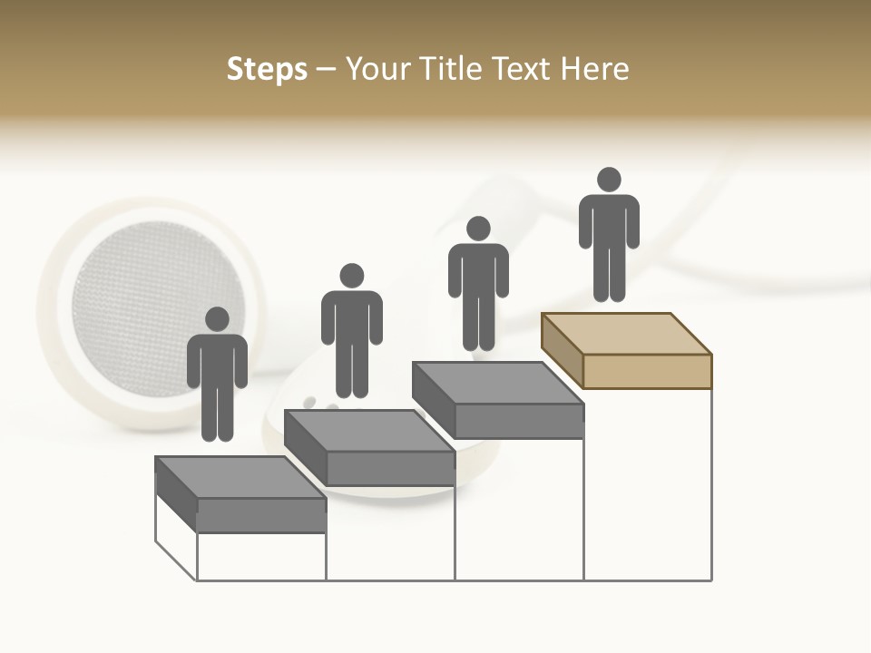 Black Mobile Personal Accessory PowerPoint Template