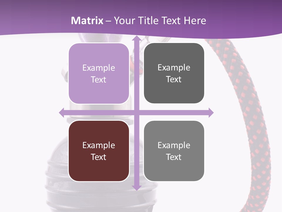 Oriental Pipe Hookah PowerPoint Template