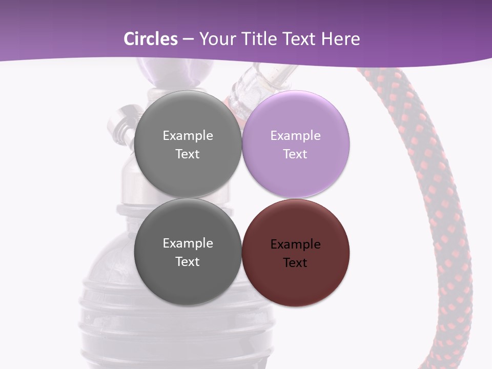 Oriental Pipe Hookah PowerPoint Template