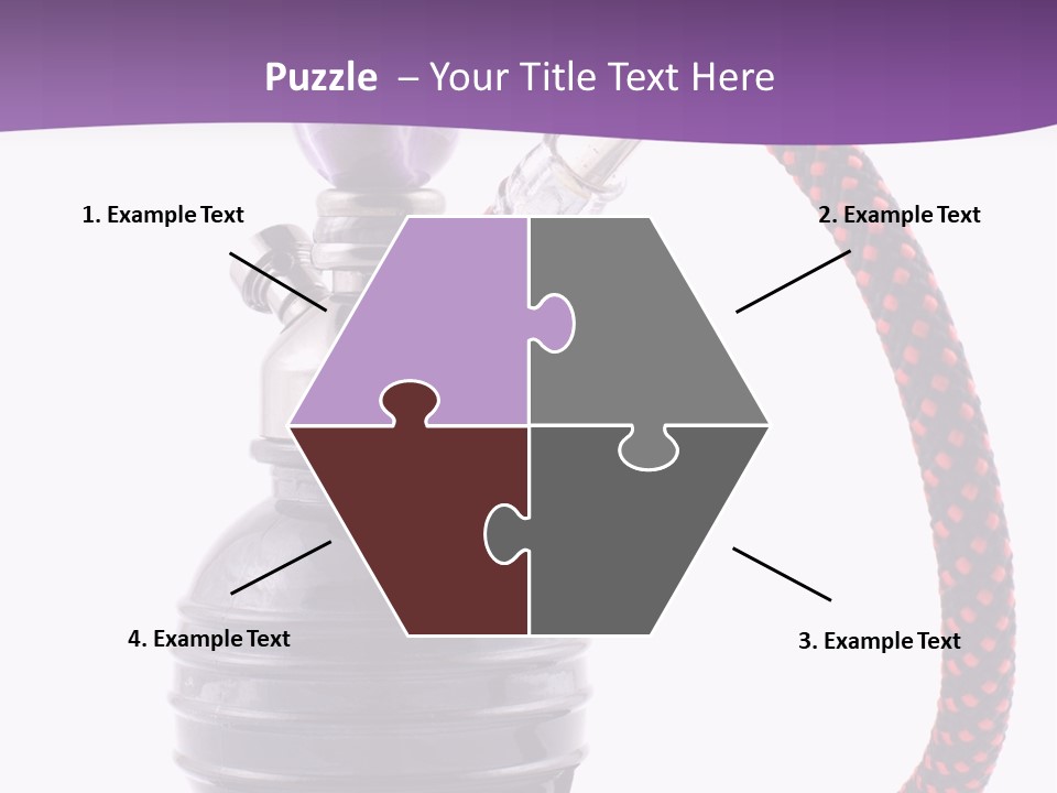 Oriental Pipe Hookah PowerPoint Template