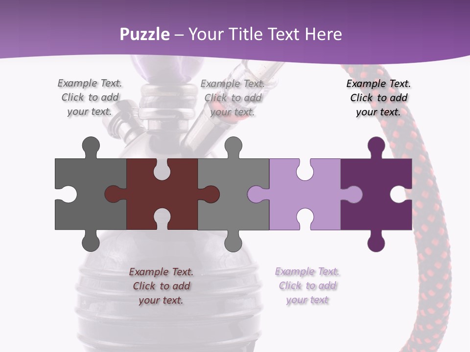 Oriental Pipe Hookah PowerPoint Template