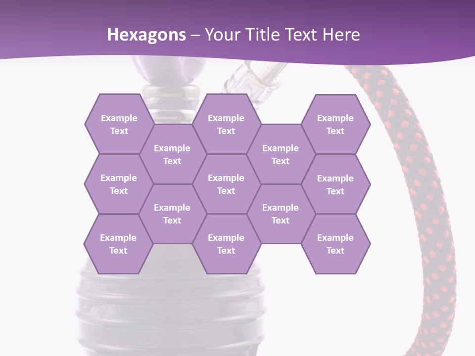 Oriental Pipe Hookah PowerPoint Template