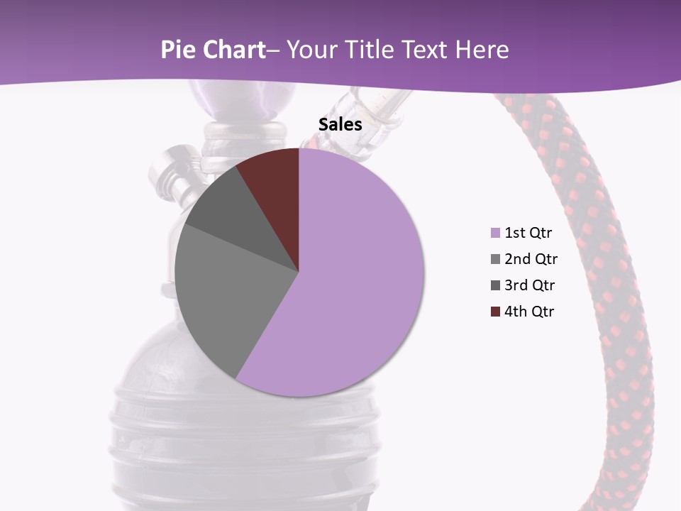 Oriental Pipe Hookah PowerPoint Template