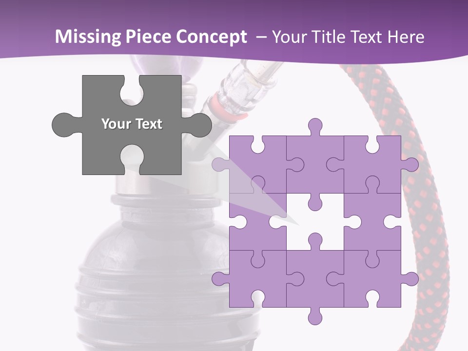 Oriental Pipe Hookah PowerPoint Template