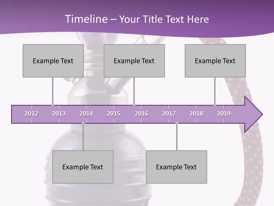Oriental Pipe Hookah PowerPoint Template