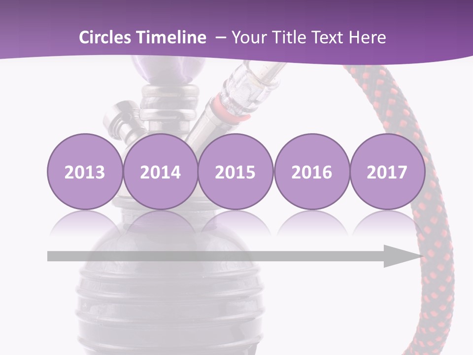 Oriental Pipe Hookah PowerPoint Template