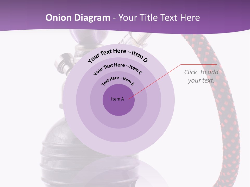 Oriental Pipe Hookah PowerPoint Template