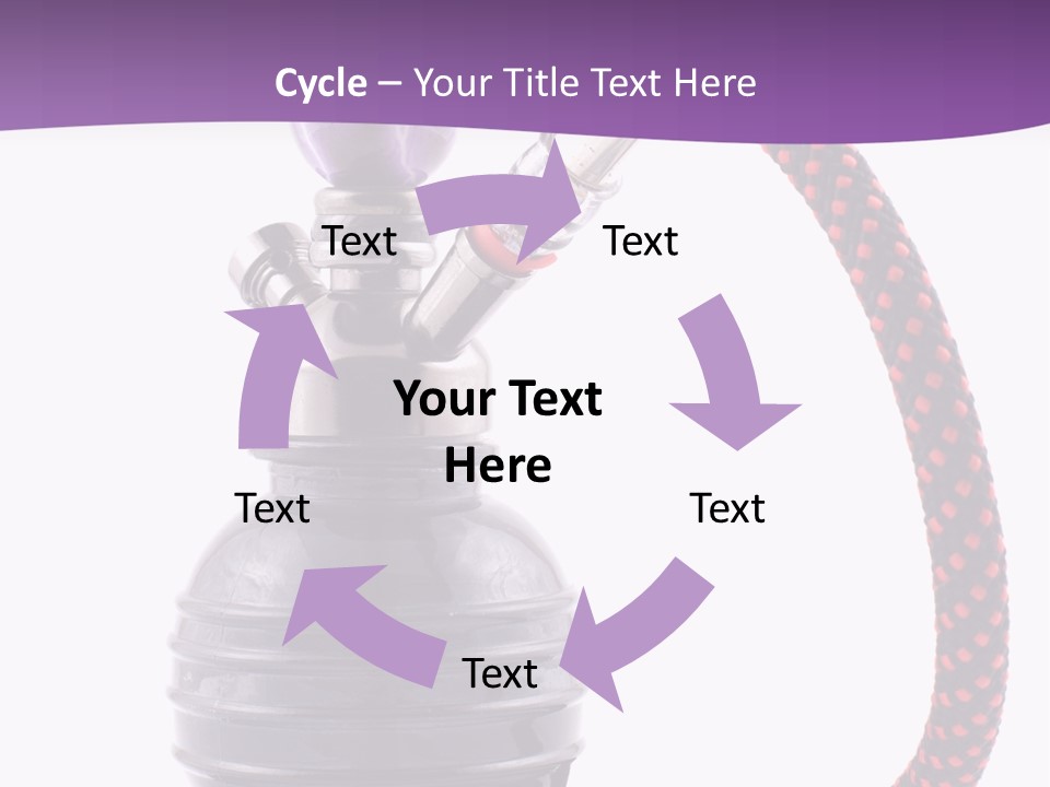 Oriental Pipe Hookah PowerPoint Template